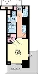 ハビテ靱センターコートの間取り画像