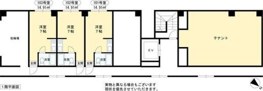 ラパンジール京町堀の間取り画像