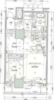 プレミストタワー靭本町の間取り画像