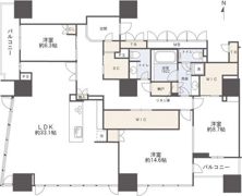 プレミストタワー靱本町の間取り画像