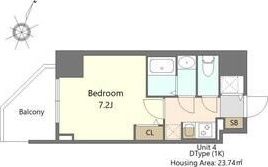 S-RESIDENCE阿波座bouncyの間取り画像