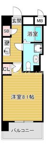 グラマシー京橋の間取り画像