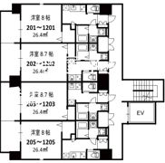 フォレストグレイス城東京橋Iの間取り画像