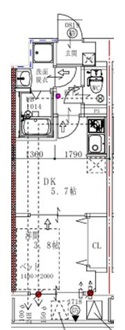 ARCA九条の間取り画像