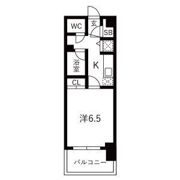 アスヴェル阿波座 BLUE EARTHの間取り画像