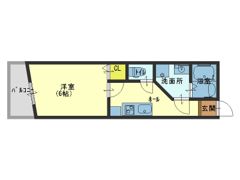 アウラ新深江の間取り画像