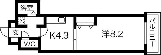 プレアデス本田の間取り画像