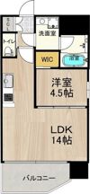 プレジオ九条の間取り画像