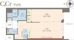 プレジオ城東の間取り画像