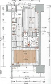 エステムプラザ梅田・中崎町IIIツインマークス サウスレジデの間取り画像