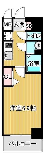 スワンズシティ大阪城コスタの間取り画像