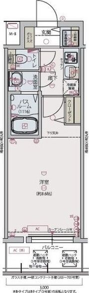 ディクス大阪城EASTレジデンスの間取り画像