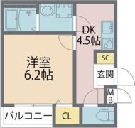 ノイヴェル布施の間取り画像