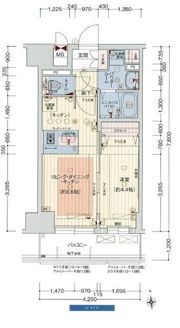 プレサンス難波クチュールの間取り画像