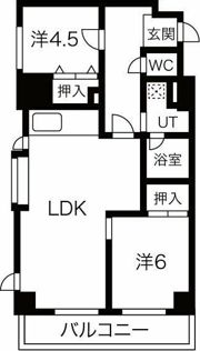 アルボール西道頓堀の間取り画像