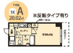 ドミール桜川IIの間取り画像