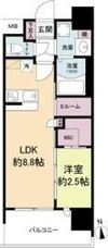 セレニテ難波グランデノールの間取り画像