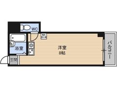 タウンコート桜川の間取り画像