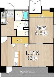 CITY SPIRE桜川Iの間取り画像
