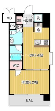 セイワパレス大阪城北の間取り画像
