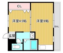 橘第2マンションの間取り画像
