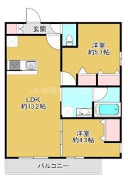 オーベル今里northの間取り画像