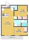 オーベル今里northの間取り画像