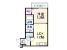 フジパレス帝塚山I番館の間取り画像