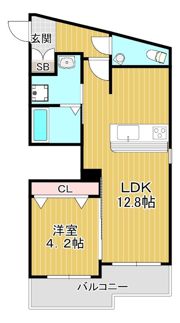 ゼファー今里の間取り画像