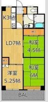 オリエントマンションの間取り画像