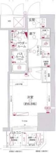 ラシュレエグゼ天王寺の間取り画像