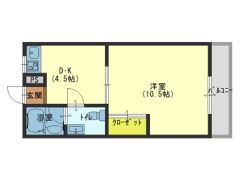 エクセル今里マンションの間取り画像