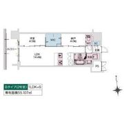 Draw上本町の間取り画像