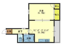 スマイルハイツ大今里西の間取り画像