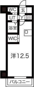 エグゼ難波東の間取り画像