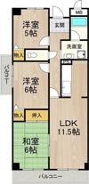 フレグランス鶴見の間取り画像