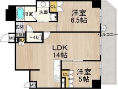 フロンティアタワー日本橋の間取り画像