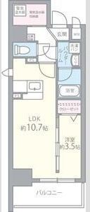 ソシオ心斎橋の間取り画像