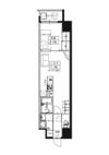 S-RESIDENCE大阪上本町の間取り画像