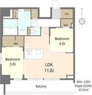 S-RESIDENCE松屋町asenceの間取り画像