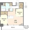 S-RESIDENCE松屋町asenceの間取り画像