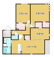 アンサンブル大今里の間取り画像