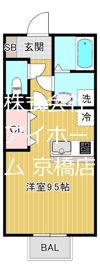 ハーフタイムIMAZUの間取り画像