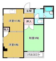 ハイシャイン鶴見の間取り画像