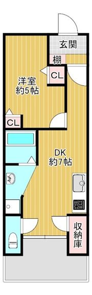 ターフィーズフラット今津の間取り画像