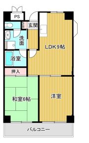 日宝ライフ放出西の間取り画像