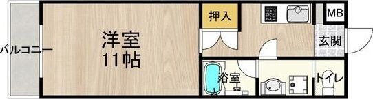 CITY SPIRE心斎橋EASTの間取り画像