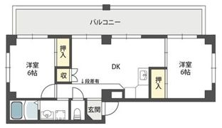 ニューハイツアサヒの間取り画像