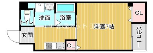 グランドール北巽の間取り画像