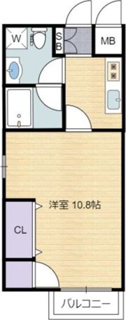 アクロス今里アパートメントの間取り画像